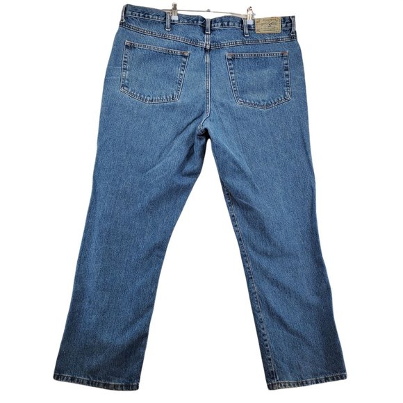 RedHead Jeans Men's Utility Straight Leg Pockets Denim Blue Size 44x32 - Picture 6 of 10